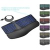 Arteck Ergonomic USB Wired Keyboard with Cushioned Wrist & Palm