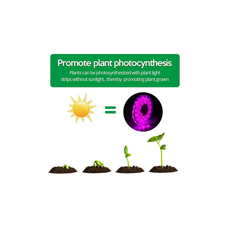 Peakloong LED Grow Light Full Spectrum 5V USB Grow Light