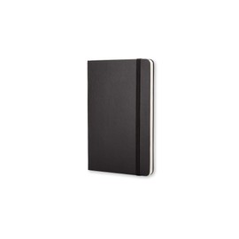 Moleskine QP012 Notebook, Classic Notebook, Hardcover, Solid, Pocket Size (W x H x H): 3.5 x 5.5 inches (9 x 14 cm), Black