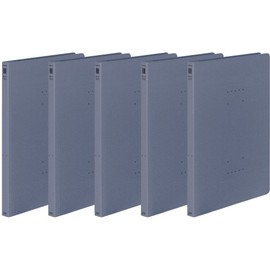 Kokuyo F-NE10DMX5 Flat File, NEOS A4, 5 Books, Blue Gray