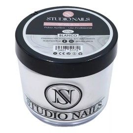 Studio Nails Acrilico Studio Nails 120g Para Uñas Basico - Color Color Blanco