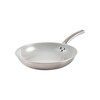 IMUSA 12” Stainless Steel Frying Pan with Gray Ceramic Nonstick