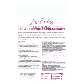 Liss-Factory Tratamiento Repolarizante Para Rizos Lissfactory 1l