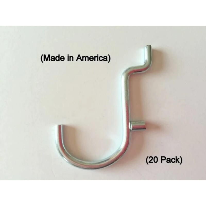 Hillman Brand (20 Pack) 1" Jumbo 'J' Metal Peg Garage