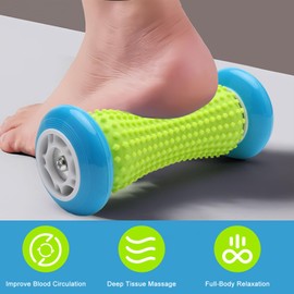 VOSSOT Igelball FußMassage Faszienrolle FußMassageroller Massageball Fuß Fussroller, Massageroller Faszienrolle Fusssohle Massage Igelrolle für FüSse zur Linderung Von Muskelkater