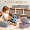 Stackable Storage Basket: Plastic Baskets Bins, Baskets for Organizing, Pantry