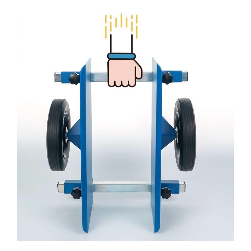 KASTFORCE Panel Dolly, 600 Lbs Capacity, Drywall Mover with 8"