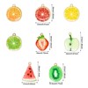 Honbay 32PCS Enamel Fruit Charms Pendnat for Earring Necklace Bracelet