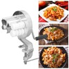 Macaroni Maker, Silver Stainless Steel Manual Hand Cranking Noodles Pressing