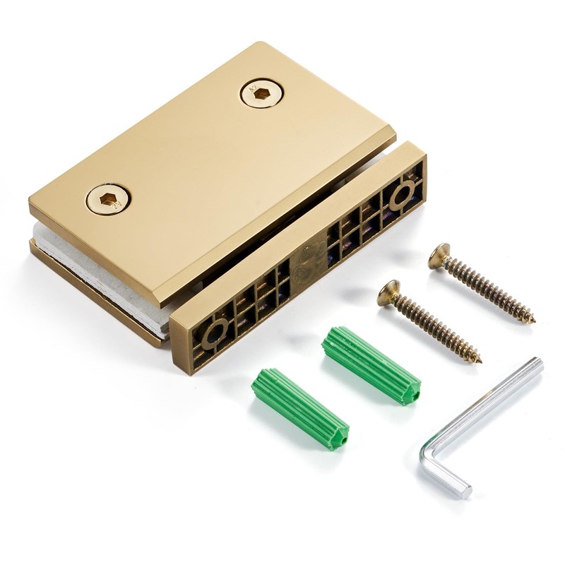 Heavy Duty Shower Glass Door Hinge,Solid One-Piece Precision Cast with