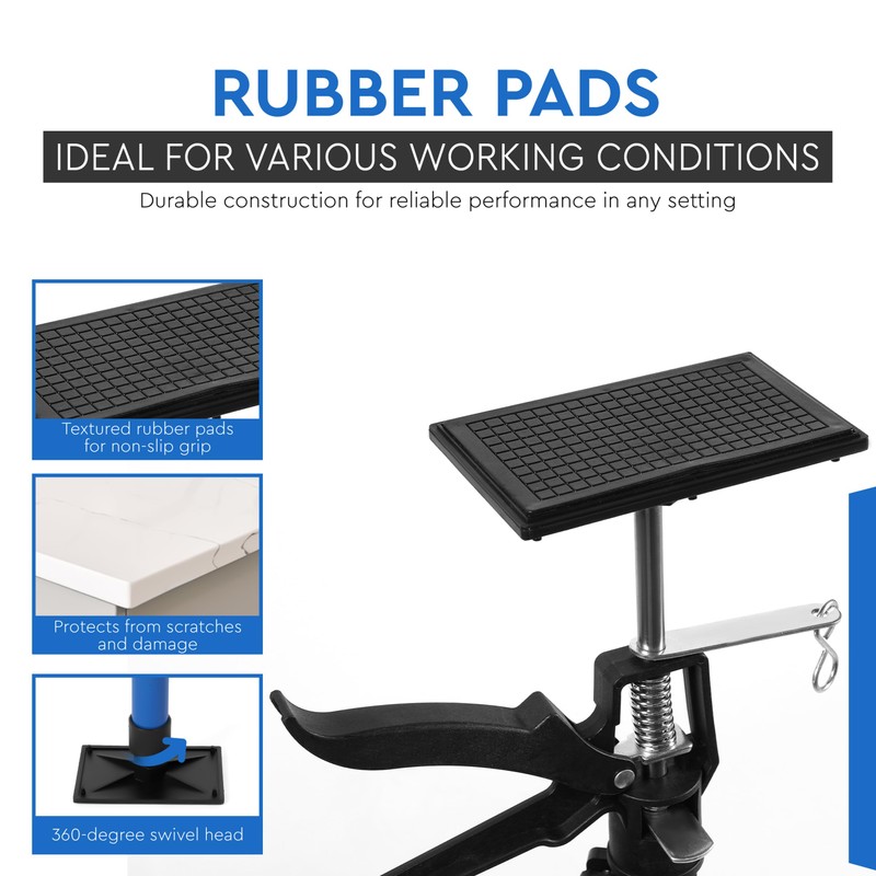 ENISPERA Cabinet Jack Support Pole, 19.7-114.2" Adjustable 3rd Hand Tool,