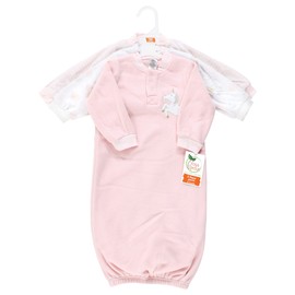 Yoga Sprout Unisex Baby Fleece Gown 3pk, Unicorn, 0-6 Months