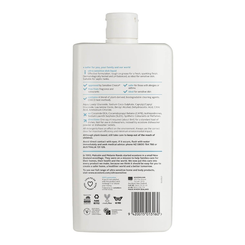 ecostore Dish Liquid - Ultra Sensitive, 1L