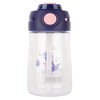 420ml Water Bottle Portable Cute Cartoon Straw Cup Drinking Bottle