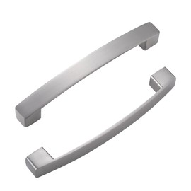 SYZOW Pack of 6 Cabinet Handles Stainless Steel Handles for Kitchen Cabinets 192 mm Hole Spacing Furniture Handles Kitchen Handles Brushed Stainless Steel Door Handles Kitchen Drawer Handles