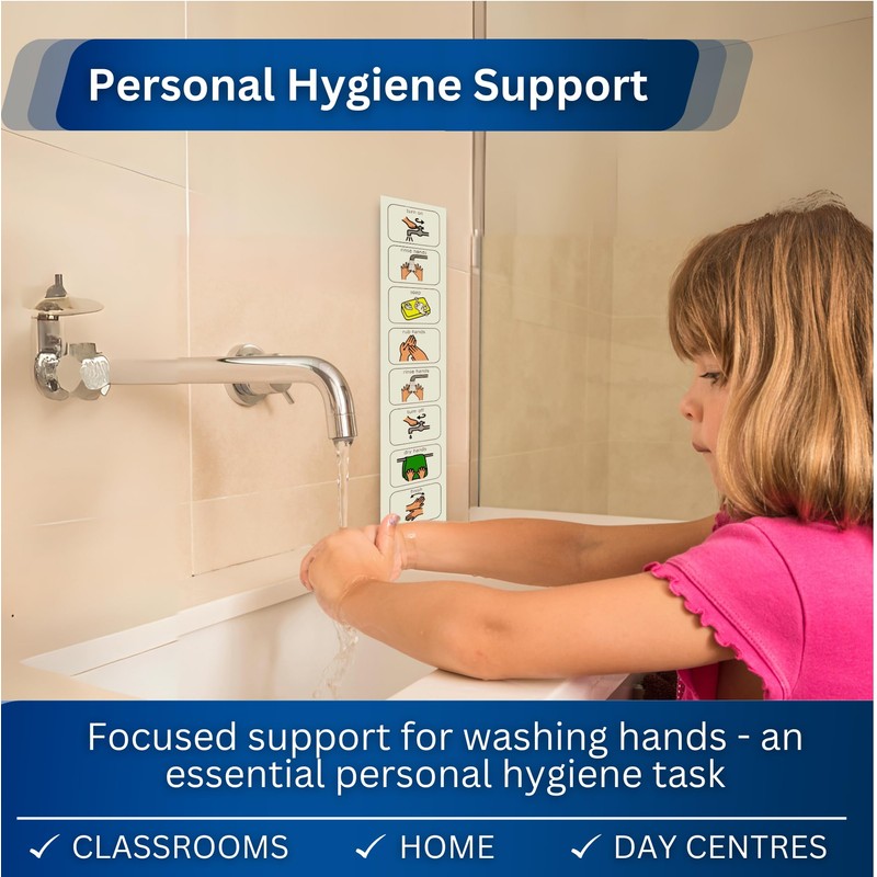 Autism Washing Hands Visual Aid –Independent Hand Washing for Kids
