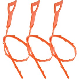 3 Piezas Serpiente para Desatascar Desagües Verde Abs
