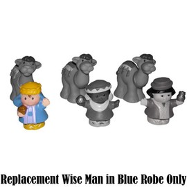 Replacement Part for Fisher-Price Little People The Three Wisemen - N6011 ~ Replacement Wise Man in Blue Robe