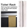 20CM Ticket Rack Wall Mounted Slide Check Rack Stainless Steel