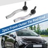 X AUTOHAUX 2pcs Front Outer Tie Rod Ends Kit Suspension
