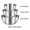 Stainless Steel Mixing Bowls Set for Kitchen Prep – 3-Piece