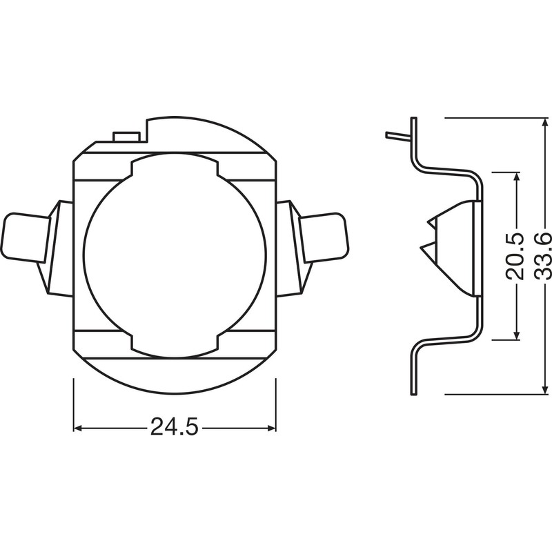 OSRAM LEDriving Adaptor for Night Breaker H7 LED; 64210DA06; Lamp