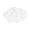 sourcing map 20pcs Rubber End Caps 10.5mm ID Vinyl Round