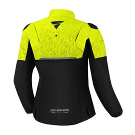 SHIMA DRIFT LADY Motorbike Jacket for Women - Lightweight Breathable Summer Mesh Womens City Biker Jacket with CE Back Shoulder Elbow Armor Pads Width Adjustment (Fluo, XS)