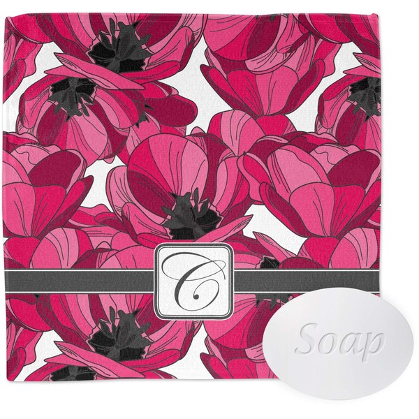 YouCustomizeIt Personalized Tulips Washcloth