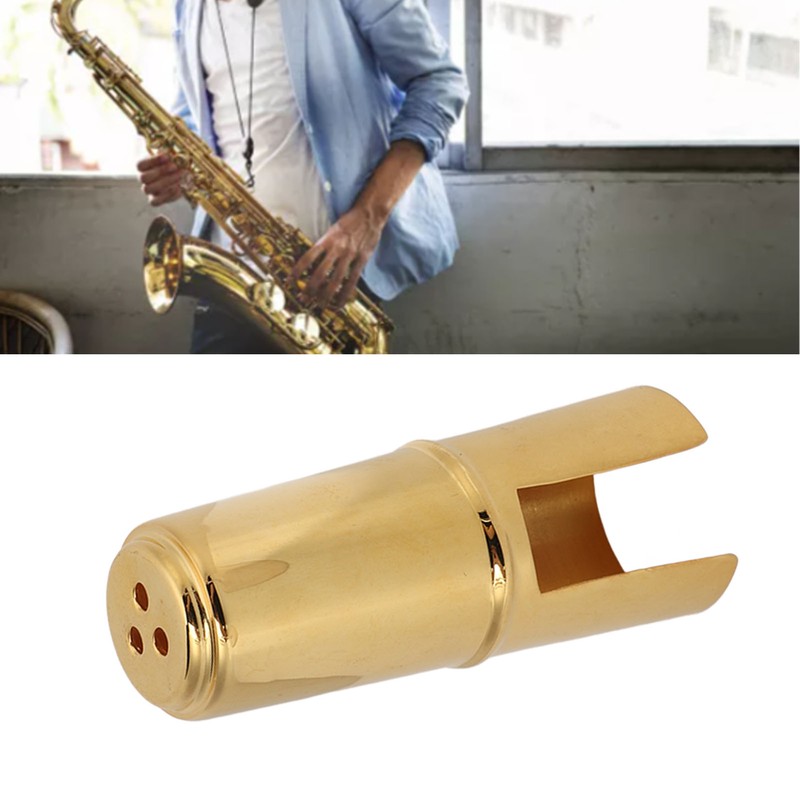 Saxophone Mouthpiece Protective Cap Sax Clarinet Mouth Piece Cover Metal