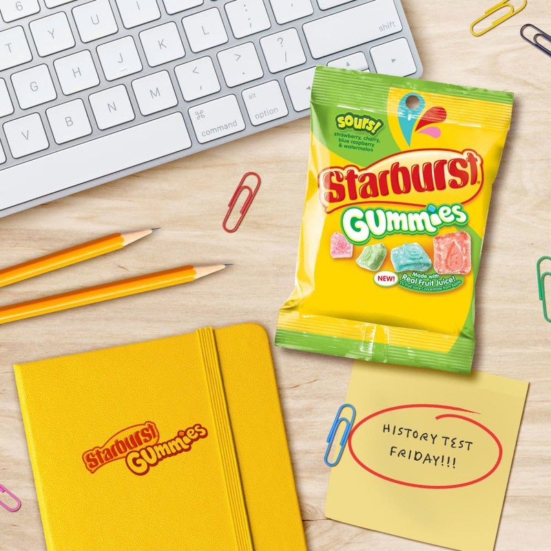 STARBURST Sour Gummies, 5 oz Bag