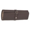 Mink Bonded Leather Jewellery Travel Roll Storage Case