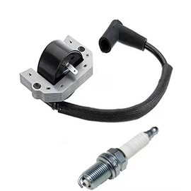 PARTSRUN ID#21171-7034 Bobina de encendido con bujía L7TC, compatible con motor Kawasaki FH381V FH430V FH480V FH541V 21171-7001 21171-7007 21171-7006 21171-7013 para John Deere #AM133525#MIA11064 ZF132-HHS