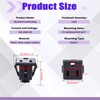 mznowsea 4Pcs US Power Socket Plug Panel 15A 125V AC
