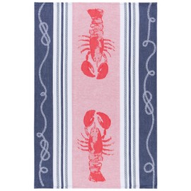 Now Designs Lobster Woven Cotton Jacquard Dishtowel W18 x L28in