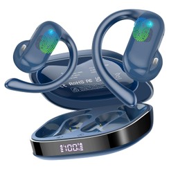 DUSONLAP Open Ear Sports Bluetooth Headphones with Microphone