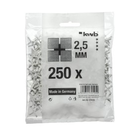 kwb 250 x tile crosses 179125 (plastic, white, 18 mm x 2.5 mm)