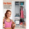 Piffny Locker Organizer Shelf, Adjustable Width and Height, Stackable, 2