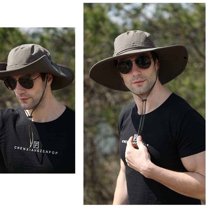 AIMALL Outdoor UV Protection Sun Hat Wide Brim Cap Quick-Drying