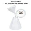 27W Gooseneck Nail Lamp with 9pcs Lamp Chips Flexible Gooseneck