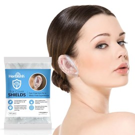 Herbishh Fundas protectoras de color para el cabello, reutilizables, protección contra manchas de tinte para el cabello, desechables e impermeables pa