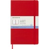 Moleskine Art Plus - Cuaderno de dibujo, Libro, Rojo escarlata,