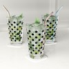 Moonlight4225 Polka Dots Pint Glass, Polka Dot Pint Glasses, 16oz
