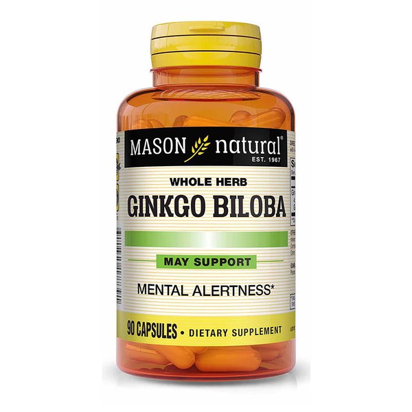 Mason Vitamins Gingko Biloba Capsules, 90 Count