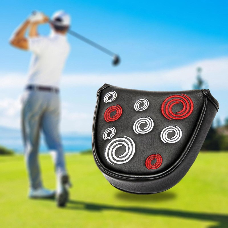 lopituwe Premium Magnetic Closure Half Round for Golf Headcover PU