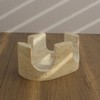 Natust 2-in-1 Travertine Sponge Holder for Kitchen Sink - Heavy
