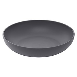 Magu Natur-Design Fruit Bowl Anthracite Diameter 26 cm Made from a Polymer Made of Natural Materials Serving Bowl Salad Bowl Fruit Bowl