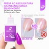 Gelike EC Colla per Unghie Extra Forte con Pennello, 10ml