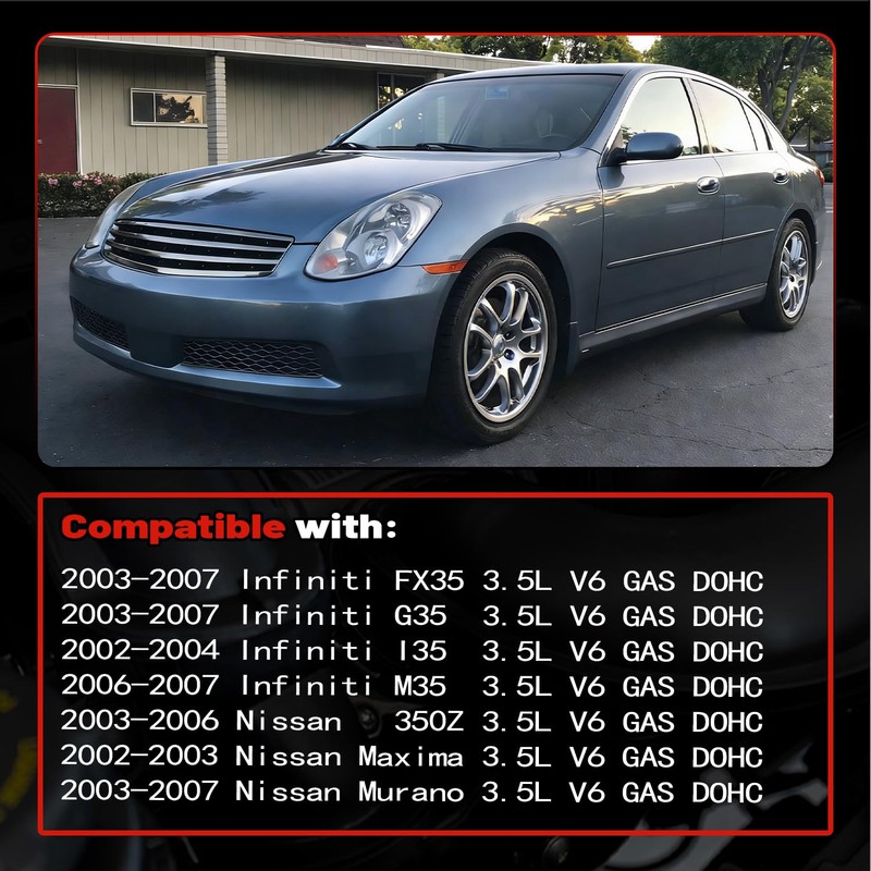 AUCERAMIC Timing Chain Kit w/Water Pump For 2003-2007 Infiniti G35