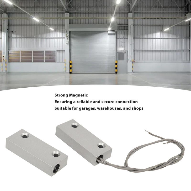 10W Magnetic Reed Switch Zinc Alloy Responsive NC Door Window